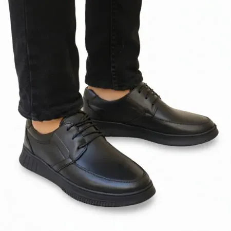 حذاء رجالي كلاسيكي من الجلد الطبيعي