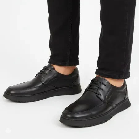 حذاء رجالي كلاسيكي من الجلد الطبيعي