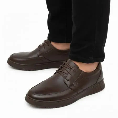 حذاء رجالي كلاسيكي من الجلد الطبيعي