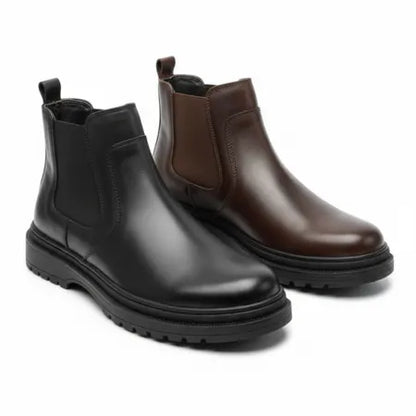 بوت رجالي كاجوال جلد طبيعي